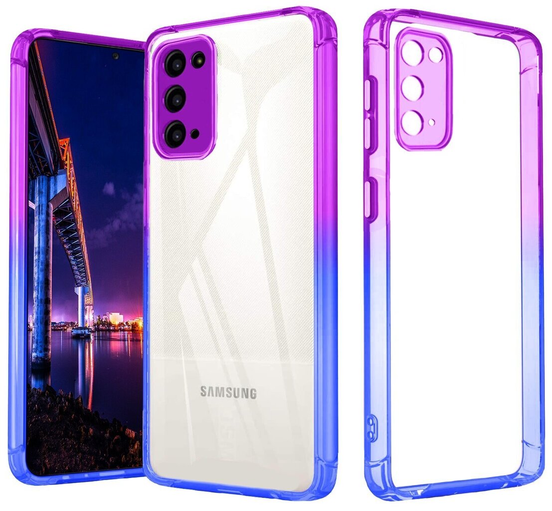 ColorFul Hard Case For Samsung Galaxy S20 FE, sinist värvi, lilla цена и информация | Telefoni kaaned, ümbrised | kaup24.ee