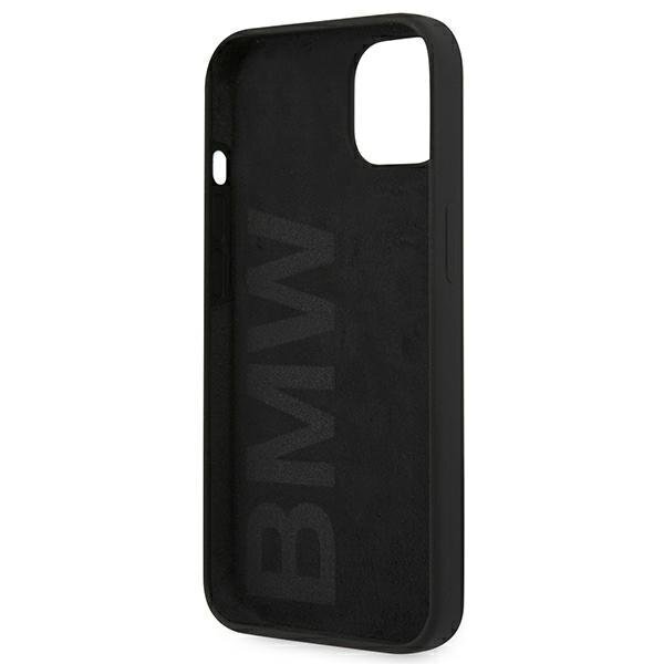 Case BMW BMHCP13SSILBK iPhone 13 mini 5.4 "black / black hardcase Silicone Signature цена и информация | Telefoni kaaned, ümbrised | kaup24.ee