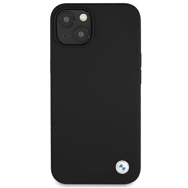 Case BMW BMHCP13SSILBK iPhone 13 mini 5.4 "black / black hardcase Silicone Signature hind ja info | Telefoni kaaned, ümbrised | kaup24.ee