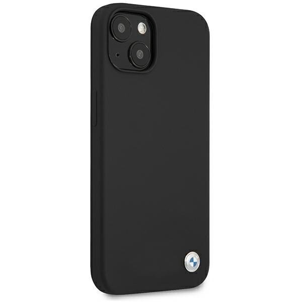 Case BMW BMHCP13SSILBK iPhone 13 mini 5.4 "black / black hardcase Silicone Signature цена и информация | Telefoni kaaned, ümbrised | kaup24.ee