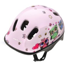 Детский шлем Meteor KS06 Little Owl, розовый цена и информация | Шлемы | kaup24.ee