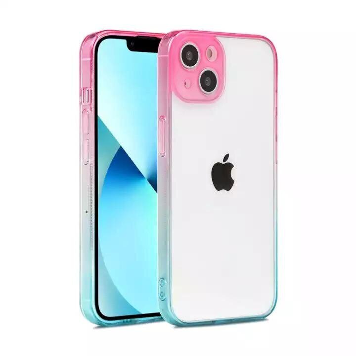 ColorFul Hard Case For Samsung Galaxy A12, sinist värvi, roosa hind ja info | Telefoni kaaned, ümbrised | kaup24.ee