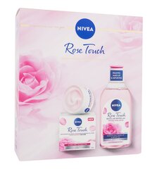 Набор Nivea Rose Touch: увлажняющий гель-крем для лица, 50 мл + мицеллярная вода, 400 мл цена и информация | Кремы для лица | kaup24.ee