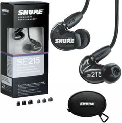 Shure SE215-K-EFS Black цена и информация | Наушники | kaup24.ee