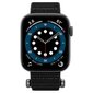 Kellarihm Spigen DuraPro FLEX skirta Apple Watch 4 / 5 / 6 / 7 / SE (42 / 44 / 45 mm) must hind ja info | Nutikellade ja nutivõrude tarvikud | kaup24.ee