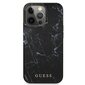 Guess Marble Hardcase originaal telefoniümbris sobib iPhone 13 / 13 Pro / 14, must hind ja info | Telefoni kaaned, ümbrised | kaup24.ee