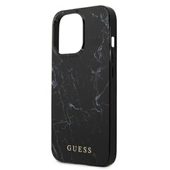 Оригинальный чехол Guess Marble Hardcase для iPhone 13 / 13 Pro / 14, черный цена и информация | Чехлы для телефонов | kaup24.ee