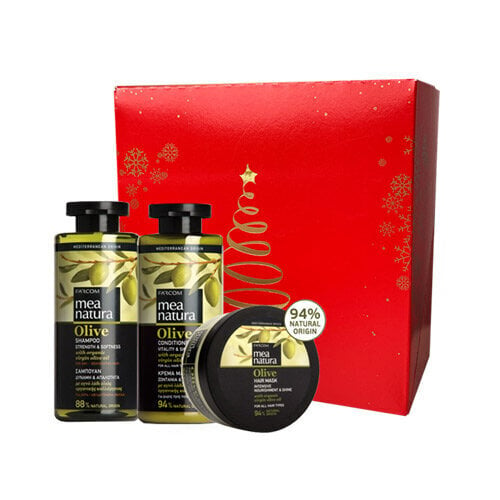 Farcom Mea Natura Olive kuivade juuste komplekt 300x300x250 ml hind ja info | Šampoonid | kaup24.ee