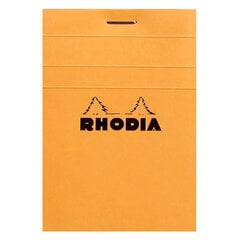 Märkmeplokk A7/80l ruut Rhodia oranž 80g, Clairefontaine /10 цена и информация | Тетради и бумажные товары | kaup24.ee