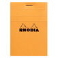 Märkmeplokk A7/80l ruut Rhodia oranž 80g, Clairefontaine /10 цена и информация | Vihikud, märkmikud ja paberikaubad | kaup24.ee