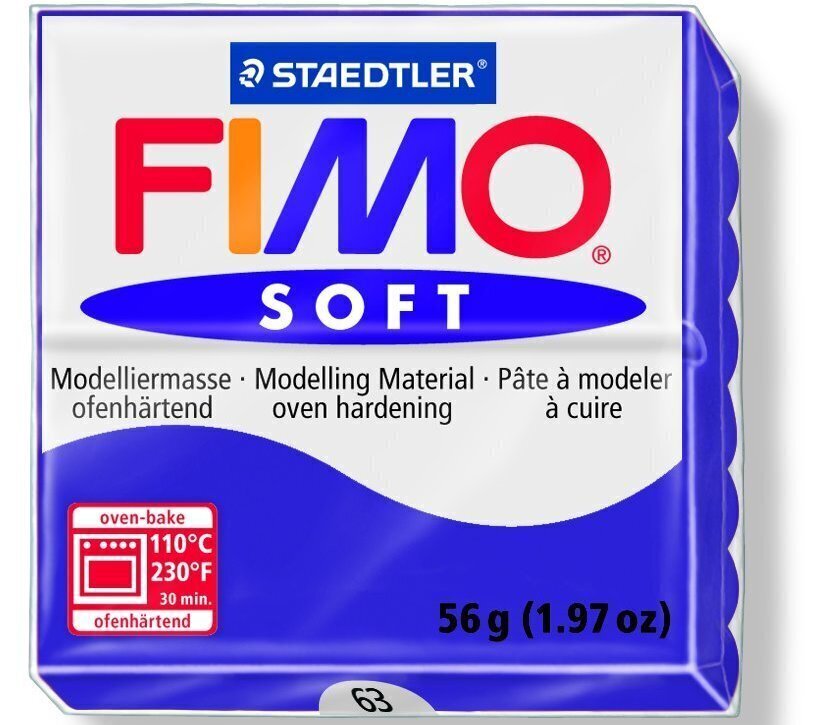 Polümeersavi Soft 57g tumelilla, Fimo /6 hind ja info | Kunstitarbed, voolimise tarvikud | kaup24.ee