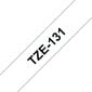 Lint Brother TZE-131 12mm must tekst läbipaistev põhi hind ja info | Printeritarvikud | kaup24.ee