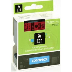 Dymo lint D1 24mmx7m must/punasel 53717/5 цена и информация | Аксессуары для принтера | kaup24.ee