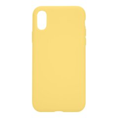 Telefoniümbris Tactical Velvet Smoothie Apple iPhone X/XS, Banana, kollane hind ja info | Telefoni kaaned, ümbrised | kaup24.ee