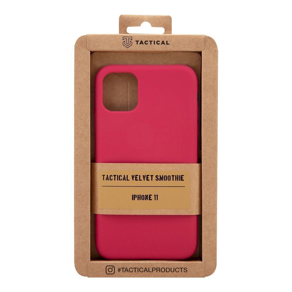 Telefoniümbris Tactical Velvet Smoothie Apple iPhone 11, Sangria, punane hind ja info | Telefoni kaaned, ümbrised | kaup24.ee