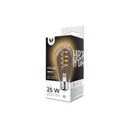 LED hõõgniit E27 ST64 4W 230V 2000K 250lm SF kuldpirn hind ja info | Lambipirnid, lambid | kaup24.ee