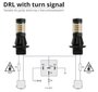 Pööramisfunktsiooniga LED DRL pirnid, ühildub PY21W pirniga. цена и информация | Autopirnid | kaup24.ee