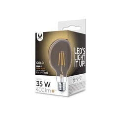 LED hõõglamp E27 G95 4W 230V 2200K 400lm COG kuld hind ja info | Lambipirnid, lambid | kaup24.ee