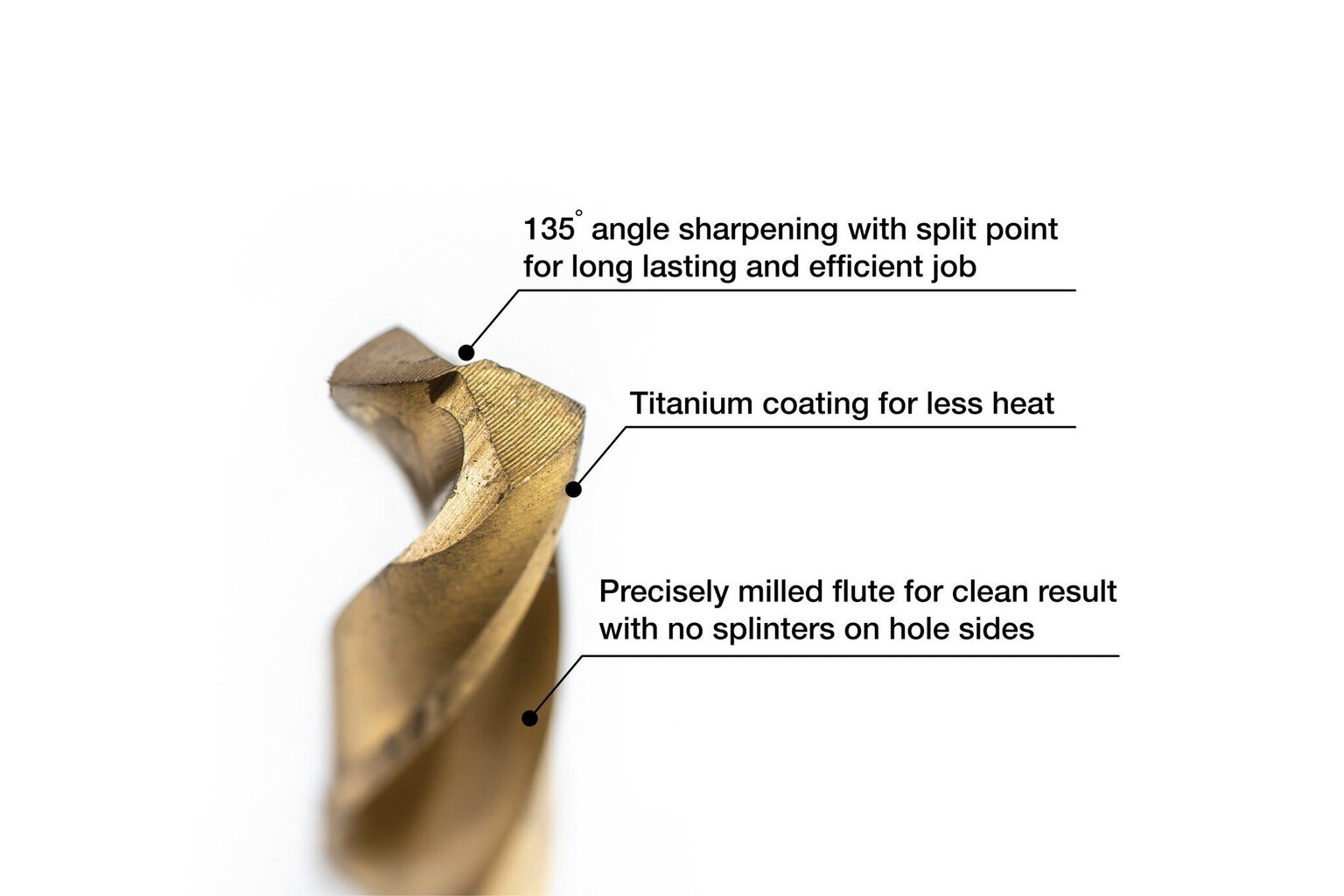 Specialist+ Titanium metallpuurid 3mm 1vnt. hind ja info | Käsitööriistad | kaup24.ee