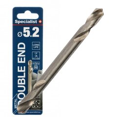 Specialist+ HSS Double End metallipuur 5.2mm 17.5/62 1 tk hind ja info | Käsitööriistad | kaup24.ee