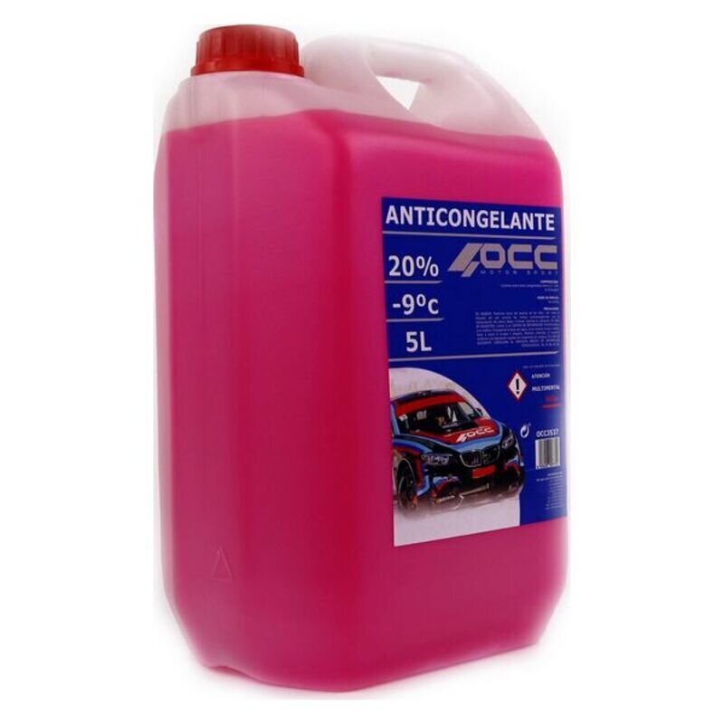 Antifriis OCC Motorsport 20% Roosa (5 L) цена и информация | Antifriisid ja jahutusvedelikud | kaup24.ee