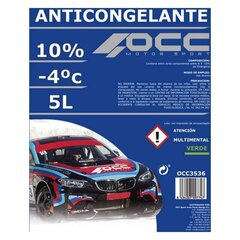 Antifriis OCC Motorsport 10% Roheline (5 L) hind ja info | Antifriisid ja jahutusvedelikud | kaup24.ee