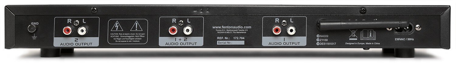 Fenton VX2USB Twin meediapleier salvestusfunktsiooniga USB/SD/BT цена и информация | Koduaudio ja "Soundbar" süsteemid | kaup24.ee