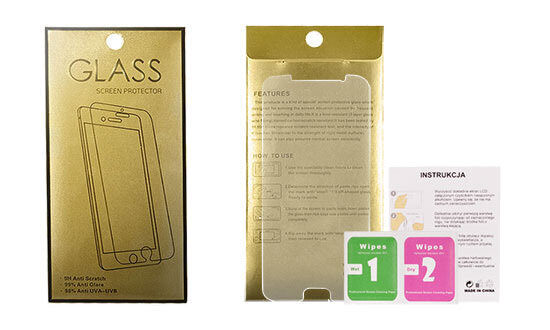 Kaitseklaas Glass Gold sobib iPhone 13 / 13 Pro / 14 цена и информация | Ekraani kaitsekiled | kaup24.ee