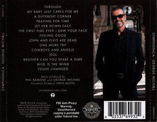 George Michael - Symphonica, CD, Digital Audio Compact Disc hind ja info | Vinüülplaadid, CD, DVD | kaup24.ee