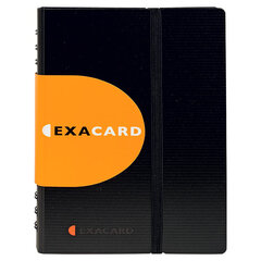 Visiitkaardimapp Exactive 120-le must hind ja info | Kirjatarbed | kaup24.ee