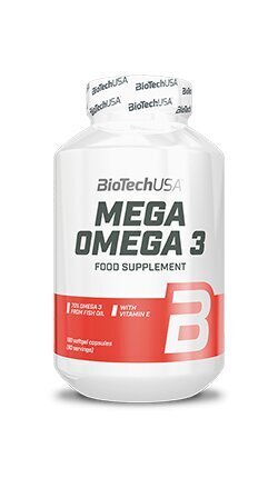 Toidulisand Biotech Omega 3 90 kapslit hind ja info | Vitamiinid, toidulisandid, immuunsuse preparaadid | kaup24.ee