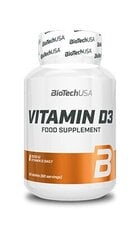 Пищевая добавка Biotech Vitamin D3, 60 таб. цена и информация | Витамины | kaup24.ee