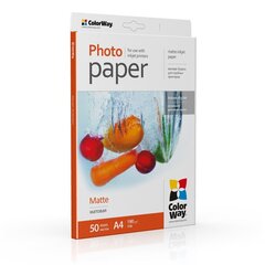 Офисная бумага ColorWay A4 190 г/м, 50 листов цена и информация | Тетради и бумажные товары | kaup24.ee