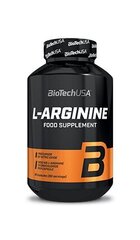 Toidulisand Biotech L-Arginine 90 kapslit hind ja info | Lämmastikoksiidi buusterid | kaup24.ee