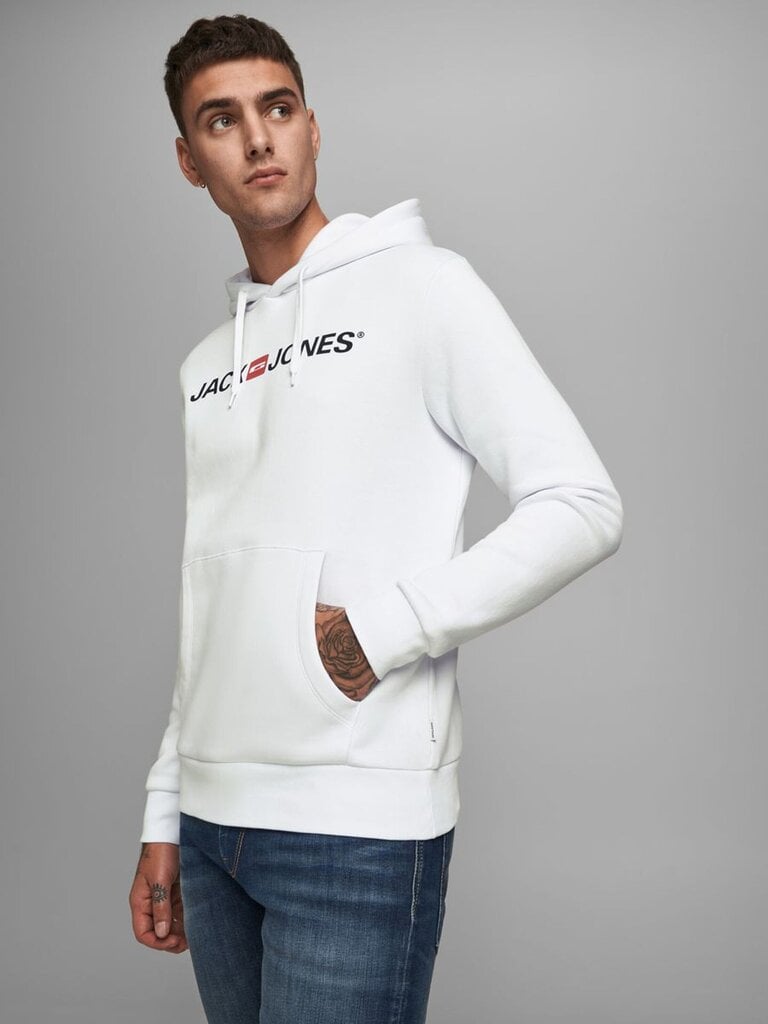 Meeste Dressipluus Jack & Jones, valge XXL hind ja info | Meeste pusad | kaup24.ee