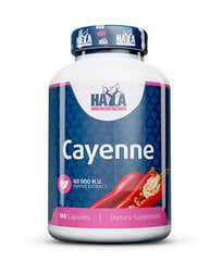 Пищевая добавка Haya Labs Cayenne (экстракт кайенского перца) 100 капсул цена и информация | Добавки и препараты для похудения | kaup24.ee