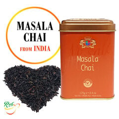 Tee Masala Chai Black tea - India traditsiooniline must lahtiste lehtede tee, 125 g hind ja info | Tee | kaup24.ee