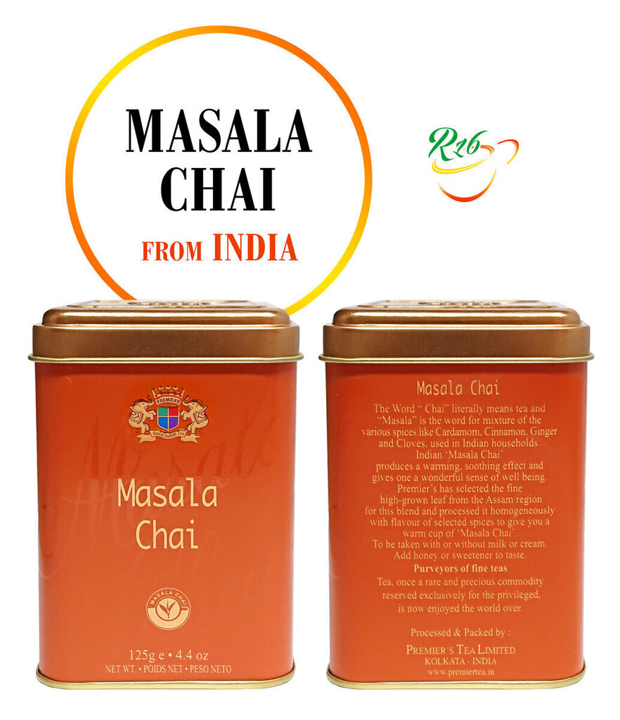 Tee Masala Chai Black tea - India traditsiooniline must lahtiste lehtede tee, 125 g hind ja info | Tee | kaup24.ee