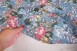 Linane kangas, 100x150 cm, sinine/lilleline hind ja info | Kangad | kaup24.ee