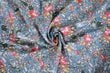 Linane kangas, 100x150 cm, sinine/lilleline hind ja info | Kangad | kaup24.ee