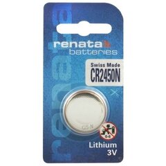 Patareid Renata CR2450-1BB Blisteris 1 tk hind ja info | Akud, patareid fotoaparaatidele | kaup24.ee