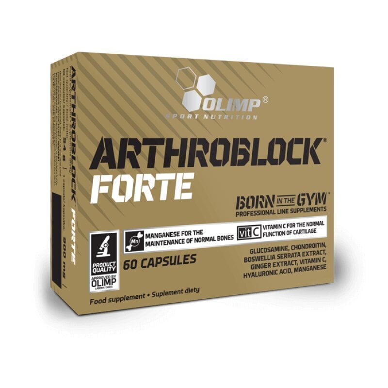 Olimp Arthroblock Forte 60 kaps. hind ja info | Toidulisandid ja preparaadid liigestele | kaup24.ee