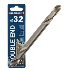 Specialist+ HSS Double End metallipuur 3.2mm 12/49 2vnt hind ja info | Käsitööriistad | kaup24.ee