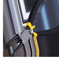 Прямые плоскогубцы для внутренних стопорных колец 7" Deli Tools EDL0341 (черные) цена и информация | Механические инструменты | kaup24.ee