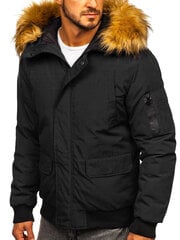 J.Style Talvejakk Black 58M2019-392/L цена и информация | Мужские куртки | kaup24.ee