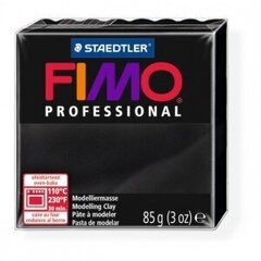 Modelleerimismass Fimo Professional 85g, must цена и информация | Принадлежности для рисования, лепки | kaup24.ee