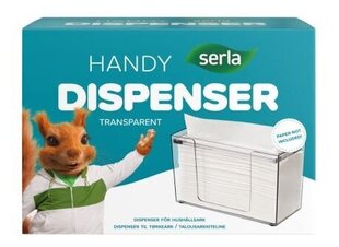 Lehträtikuhoidja SERLA Handy lauale hind ja info | WC-paber, majapidamispaber | kaup24.ee