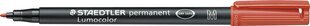 Перманентный маркер Staedtler, M 0,8 мм, красный цена и информация | Канцелярские товары | kaup24.ee