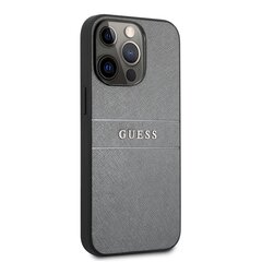 GUHCP13LPSASBGR Guess PU Leather Saffiano Case for iPhone 13 Pro Grey цена и информация | Чехлы для телефонов | kaup24.ee