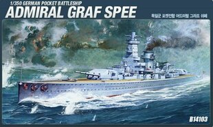 Склеиваемая модель Academy 14103 GRAF SPEE 1/350 цена и информация | Склеиваемые модели | kaup24.ee